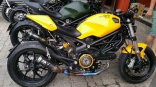 Ducati Monster 796 độ cực chất với phiên bản màu vàng lạ mắt