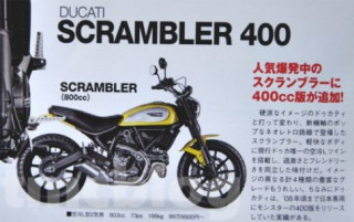 Ducati Scrambler 400 với giá 140 triệu tại Việt Nam