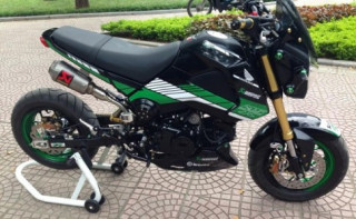 Honda MSX 125 lên đồ chơi khủng của biker Hà Thành