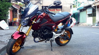 Honda MSX siêu chất cùng phiên bản mạ crom sáng loáng .