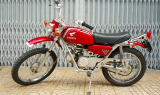 Honda SL90 xế cổ thiết kế theo phong cách cào cào, ống xả đặt cao