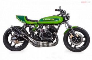 Kawasaki H1 mô tô 2 thì độ Cafe racer theo phong cách Nhật