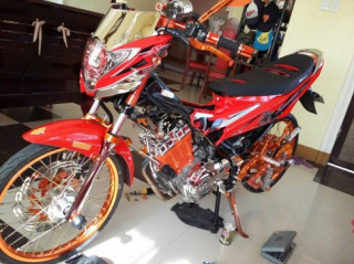 Suzuki Satria F độ full option Racingboy