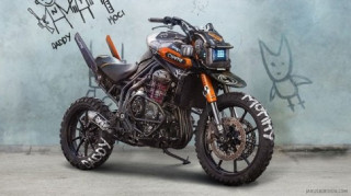 Triumph Tiger Explorer độc đáo với phiên bản Chappie