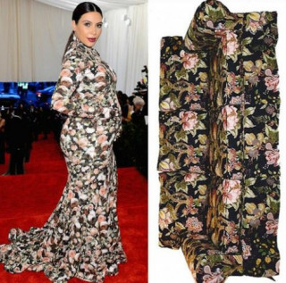 Váy của Kim Kardashian bị ví với bọc ghế sofa