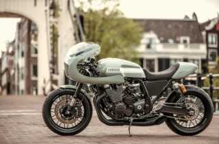 Yamaha XJR1300 độ Cafe racer của xưởng độ Numbnut Motorcycles