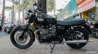 Cận cảnh Triumph Bonneville T100 2016 đầu tiên tại Việt Nam