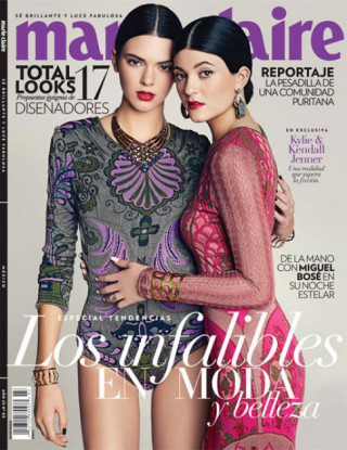 Hai em gái Kim Kardashian ngọt ngào trên tạp chí