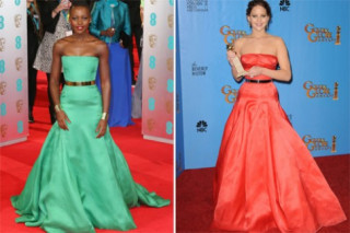 Jennifer Lawrence và Lupita Nyong‘o đọ phong cách thảm đỏ