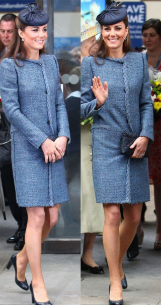 Kate Middleton thường xuyên diện lại đồ cũ