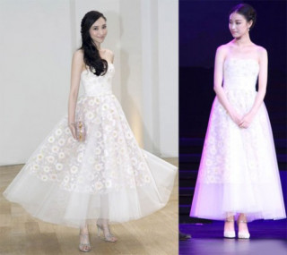 Người đẹp châu Á thi nhau mặc lại váy