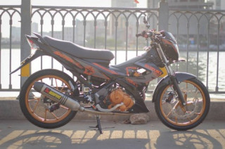 Satria F độ với dàn ngoại công cực khủng