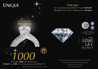 UNIQUE tặng 1.000 viên kim cương thượng hạng
