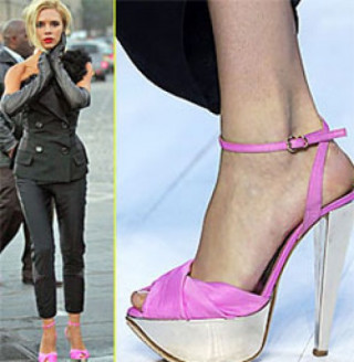 Victoria Beckham tạo cảm hứng thiết kế giày cao gót