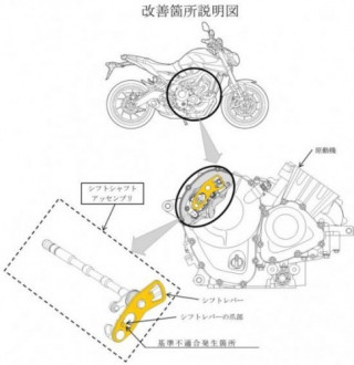 Yamaha phải triệu hồi 6 mẫu môtô vì lỗi hộp số