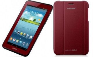 Ảnh chính thức Galaxy Tab 2 7.0 đỏ