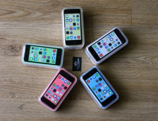 Ảnh iPhone 5C với 5 màu sắc
