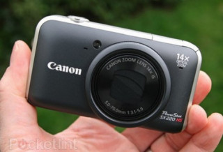 Ảnh máy siêu zoom nhỏ gọn, đa tài, Canon SX220 HS