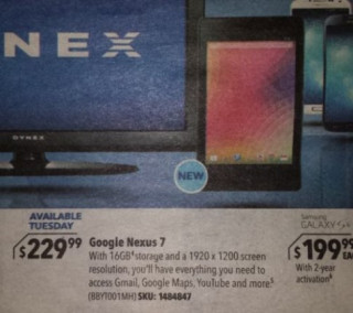 Ảnh rõ nét Nexus 7 thế hệ 2 xuất hiện 
