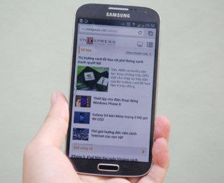 Ảnh thực tế Samsung Galaxy S4 tại TP HCM