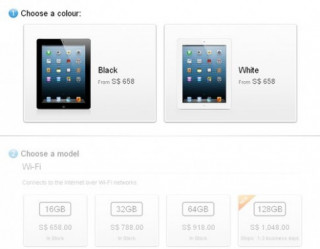 Apple cho đặt hàng iPad 4 bản 128 GB
