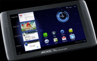 Archos 70b màn hình độ phân giải 1.240x600 pixel