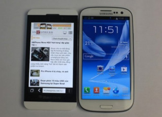 BlackBerry Z10 đọ dáng với Galaxy S III