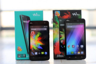 Bộ đôi Android Wiko màn hình lớn, giá 2 triệu đồng