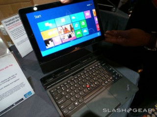 Bộ đôi laptop Windows 8 bàn phím rời và màn hình lật của Lenovo