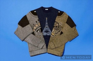 Bộ sưu tập sweaters nam với họa tiết độc đáo của Kenzo