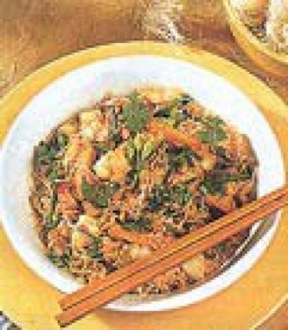 Bún khô xào giòn