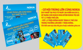 Cơ hội trúng lớn cùng Nokia tại Pico