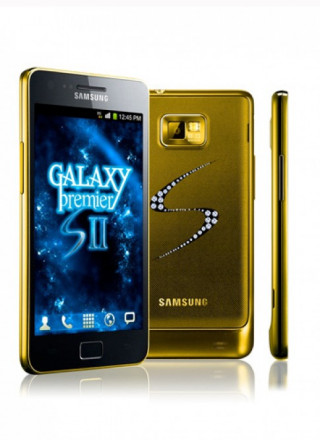 Đấu giá Samsung Galaxy S II mạ vàng, nạm 235 viên kim cương