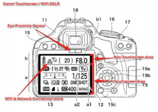 DSLR của Canon có thể thêm màn hình cảm ứng, Wi-Fi