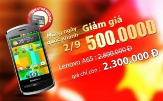 FPT khuyến mãi smartphone Lenovo A65