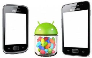 Galaxy Ace và Gio có Android Jelly Bean