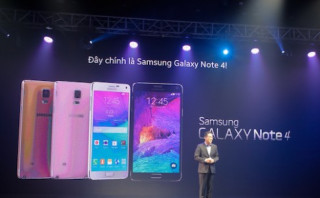 Galaxy Note 4 ra mắt chính thức tại Việt Nam