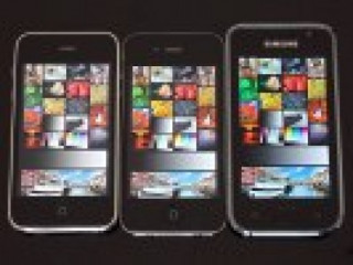 Galaxy S và iPhone 4 so màn hình