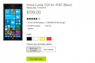 Giá Nokia Lumia 1520 ở Mỹ rẻ hơn Việt Nam 200 USD