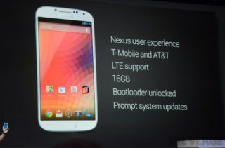 Google bán điện thoại Nexus ‘đội lốt’ Galaxy S4