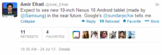 Google xác nhận sắp ra tablet Nexus 10 thế hệ hai