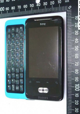 Hình ảnh HTC Paradise với bàn phím trượt xuất hiện