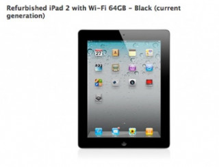 iPad 2 ‘refurbished’ thêm bản 16GB, giá 419 USD