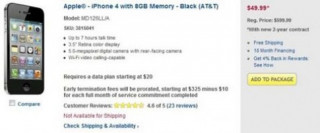 iPhone 4/4S giảm giá hàng loạt tại Mỹ