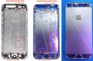 iPhone 5S có thiết kế phím Home khác iPhone 5