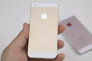 iPhone 5S vàng sâm panh xuất hiện trong video mới