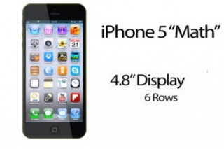 iPhone Math 4,8 inch được dựng bằng đồ họa