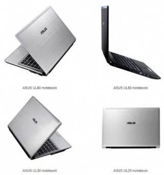 Laptop Asus UL-series vỏ nhôm mới