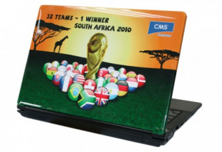 Laptop vỏ mang hình World Cup 2010