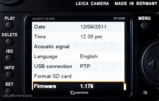 Leica nâng cấp firmware sửa lỗi thẻ SD hoàn chỉnh